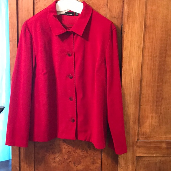 Red Briggs New York shirt jacket - Picture 1 of 8